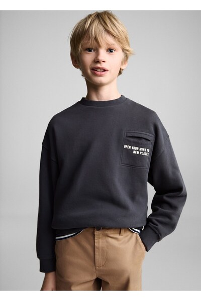 MANGO Kids Chinohose aus Baumwolle