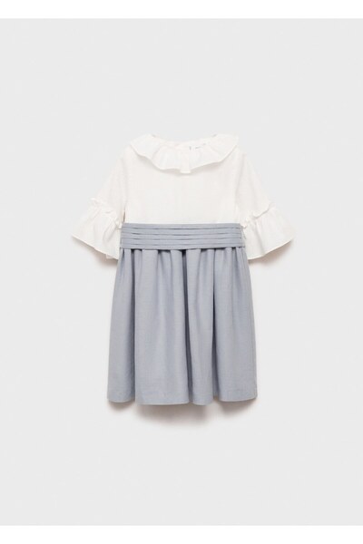 MANGO Baby Kleid mit Kontrastrock