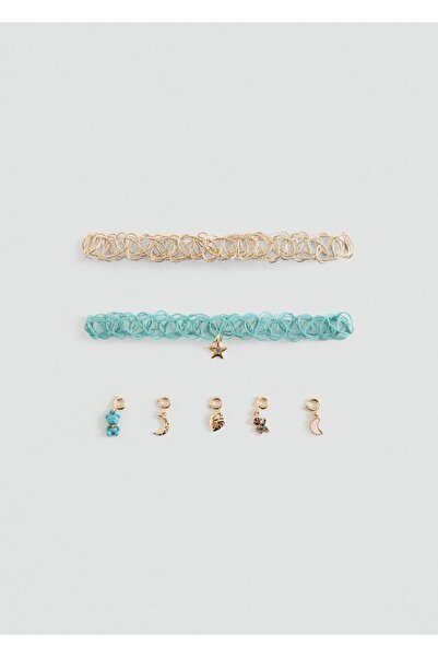 MANGO Kids 2'li choker kolye seti