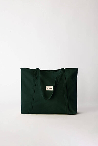 BE BLUE Forest Green Canvas Bag