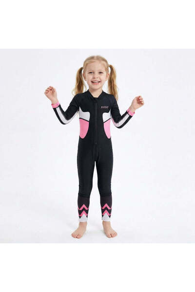 Kidohug Costum de inot pentru copii cu maneca lunga, 104 cm, 4 ani