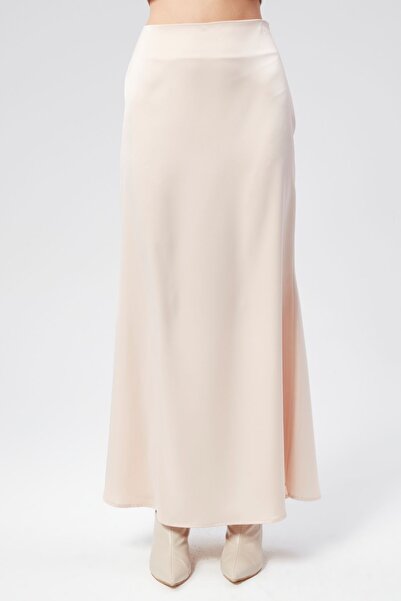 Bolivente Γυναικεία Μίντι Σατέν Φούστα