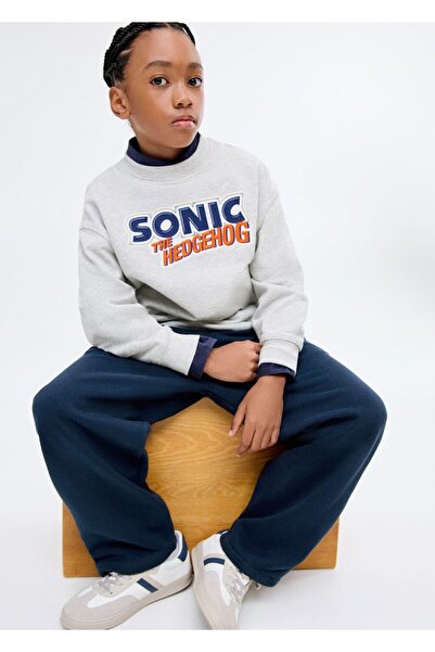 MANGO Kids Beli lastikli jogger pantolon