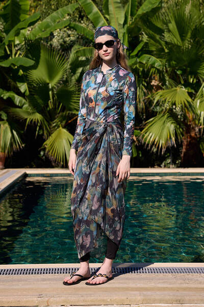 BE BLUE Pareo Bristol cu model