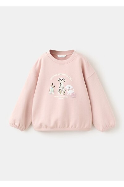 MANGO Baby Leopar desenli sweatshirt