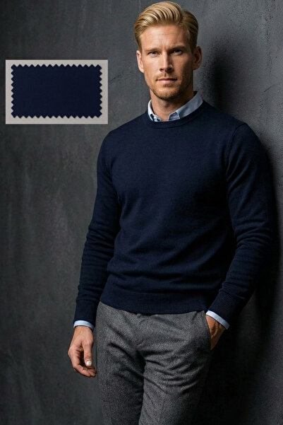 CLOSUS Interlong Round Neck Long Sleeve Regular Fit Sweatshirt