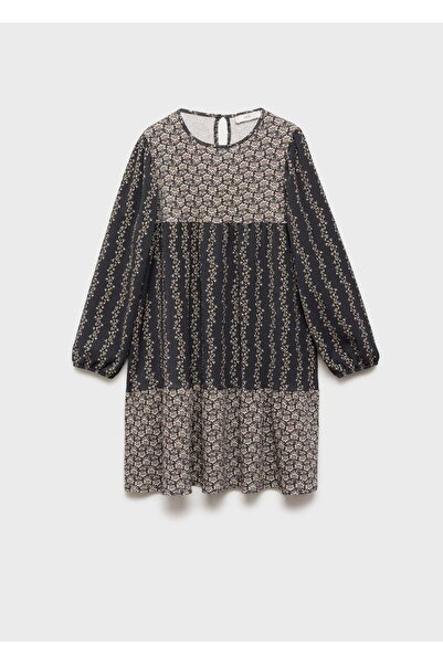 MANGO Kids Kleid mit Blumen-Print