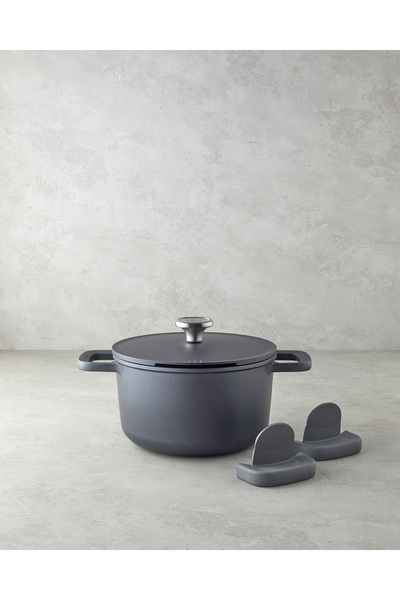 English Home Berghoff LEO Phantom Derin Tencere 24 cm Siyah