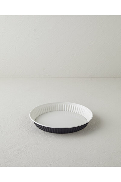 English Home Dr. Oetker Exclusive Seramik Tart Kek Kalıbı 28x4,5 Cm Gri