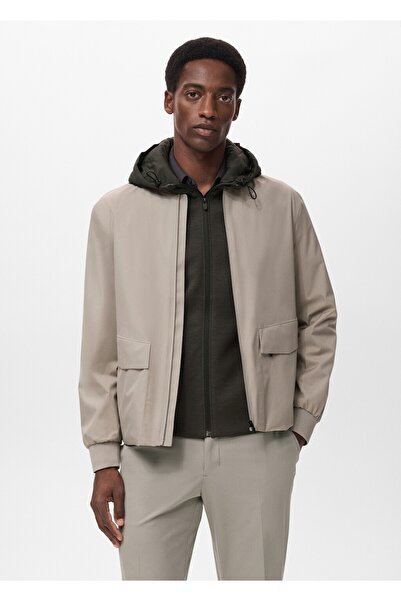 MANGO Man Su geçirmez teknik ceket