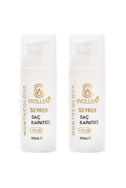 WOLLEN KOZMETİK Saç Kapatıcı Dolgunlaştırıcı Sıvı Krem 50 ml 2 adet