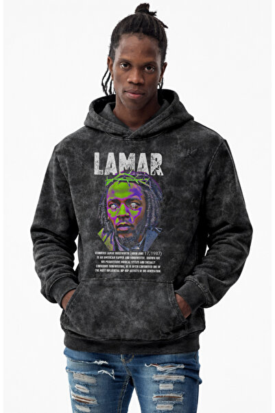 Fuddy Moda Φούτερ με κουκούλα με στάμπα Kendrick Lamar