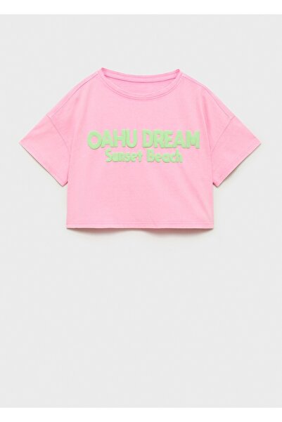 MANGO Kids Μπλουζάκι με ανάγλυφο