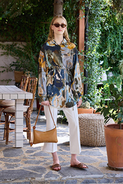 BE BLUE ΠΟΥΚΑΜΙΣΟ VINTAGE ΜΕ ΣΧΕΔΙΟ ΠΑΣΤΕΛ