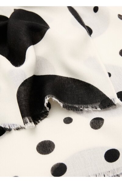 MANGO Woman Benekli fular