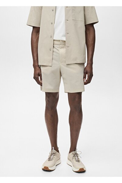 MANGO Man Su tutmayan Bermuda şort