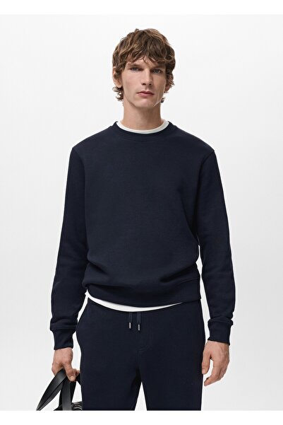 MANGO Man Regular kesim pamuklu sweatshirt