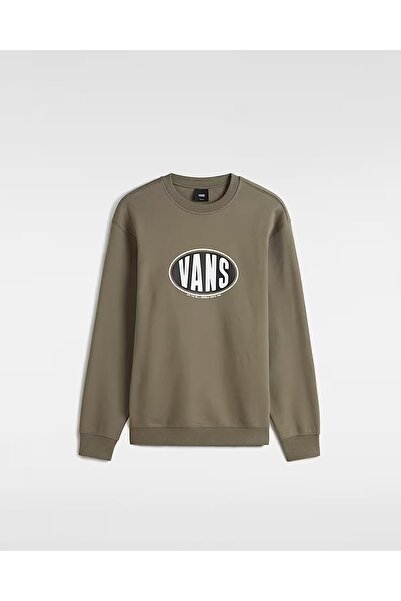 Vans Spray On Loose Crew Erkek Sweatshirt - Kahverengi