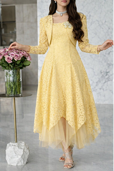 Opera Fashion فستان العيد بناتي راقي مع جاكت قصير