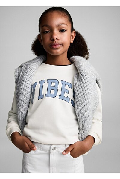 MANGO Kids Denim mini skirt