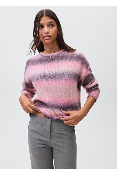 Mango Teen Düşük bel zımbalı pantolon