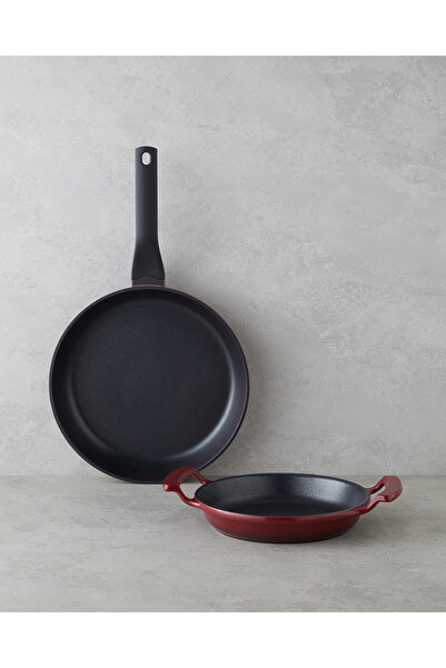 English Home Prime Blush Premium Tava Seti 20-26 cm Bordo