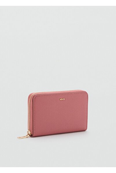 MANGO Woman Safiano görünümlü cüzdan