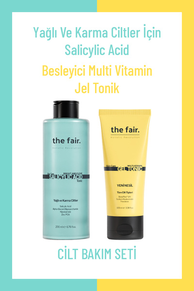the fair. Yağlı Cilt Salisilik Asit Tonik 200 ml ve Besleyici Multi Vİtamin J...