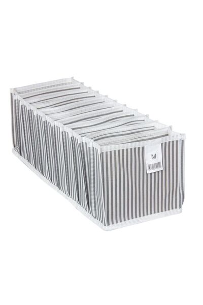 ALAS منظم أدراج أكورديون رمادي متوسط