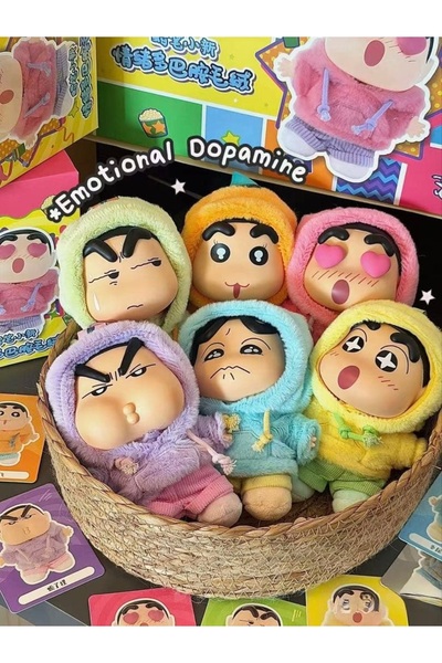 Natavanbutık Muzur Çocuk Crayon Shin Chan Duygusal Peluş Anahtarlık – Rastgel...