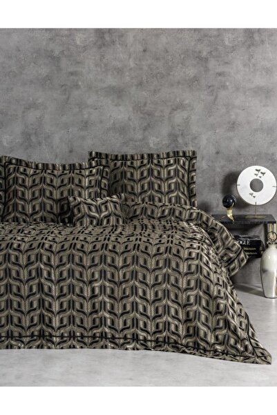 Cotton Box Smart Çift Kişilik Yatak Örtüsü Bertha Antrasit