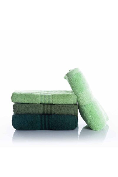 Hobby Rainbow 4-Piece 50x90 Towel Set Green