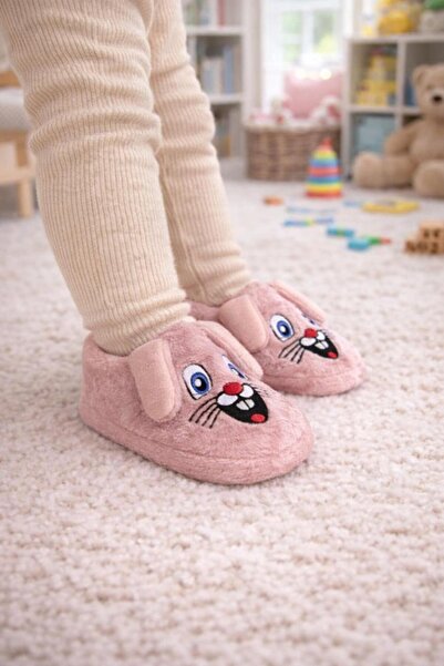 Büşra Sultan Ayakkabı & Çanta Kız Çocuk Açık Pembe Tavşan Hayvan Figürlü Çocu...