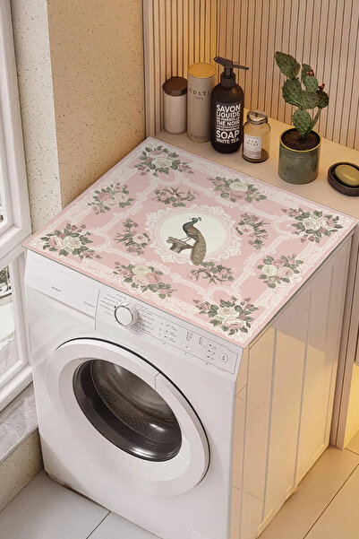 Homefesto Non-Slip Based Washing Machine Cover Modern Useful Washable Mat
