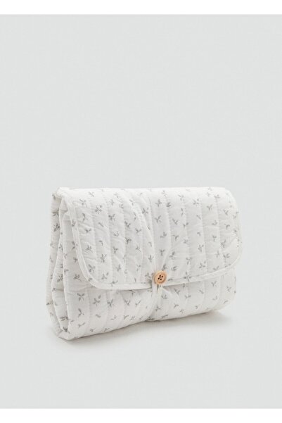 MANGO Baby Çiçekli seyahat tipi alt değiştirme örtüsü