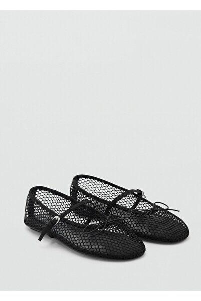 MANGO Woman Tokalı kayışlı file babet