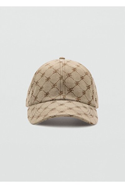 MANGO Woman Logo desenli şapka