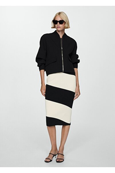 MANGO Woman Oversize bomber ceket