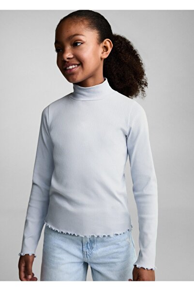 MANGO Kids Elastisches T-Shirt mit Stehkragen