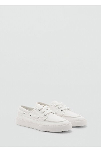 MANGO Kids Bağcıklı tekne ayakkabısı