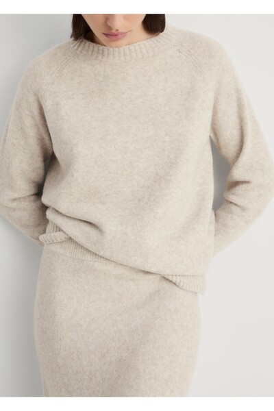 MANGO Woman Yuvarlak yaka triko kazak