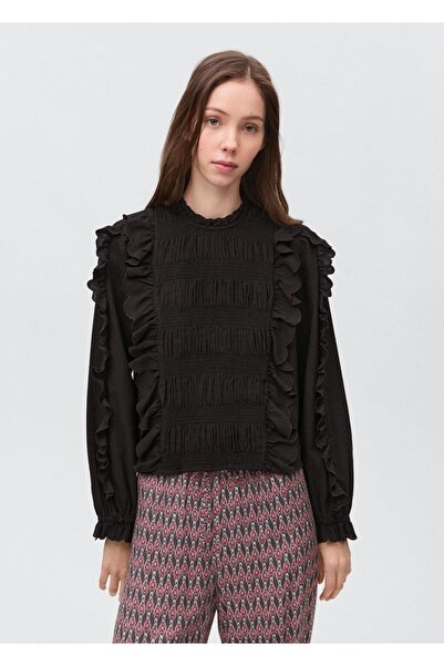 Mango Teen Bluza sa naborima i skupljanjem