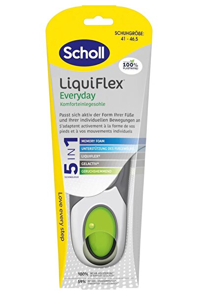 Scholl Günlük Tabanlık Jel Destekli Hafızalı Sünger 5in1 Comfort – 41,5-46,5 ...