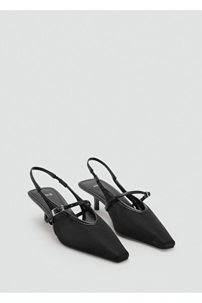 MANGO Woman Topuklu tokalı file ayakkabı