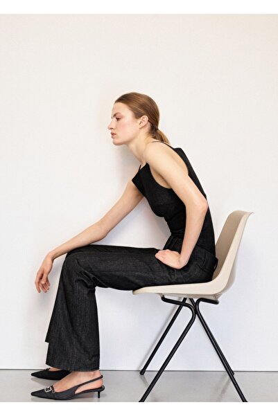 MANGO Woman Orta bel flared jean