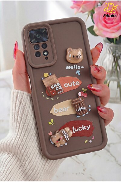 Fibaks حافظة Redmi Note 11 Pro/12 Pro 4G بتصميم مزخرف مع حماية للكاميرا وغطاء...