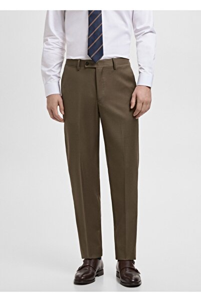 MANGO Man Turin %100 saf yün pantolon