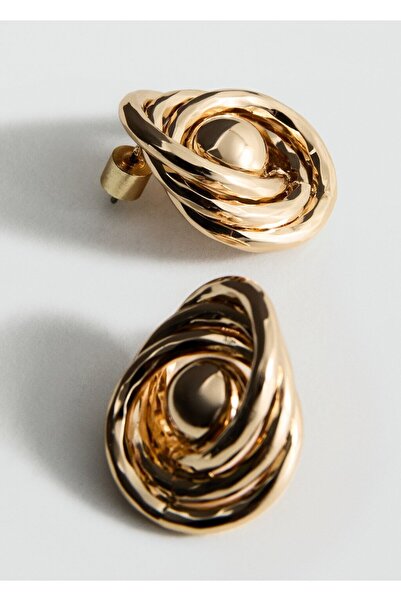 MANGO Woman Bağlantılı düğüm küpe