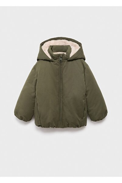 MANGO Baby Kapüşonlu kapitone anorak