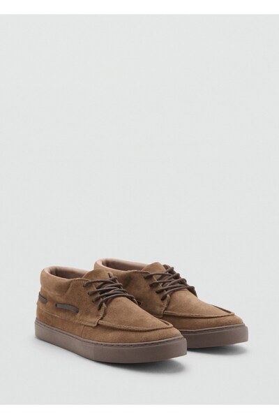 Mango Teen Deri mokasen ayakkabı